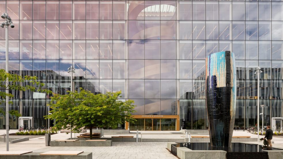 Fasade Aker Tech house Fornebu ellingard no